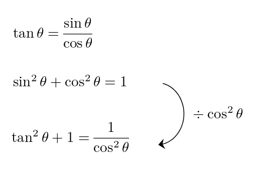 三角関数の相互関係　公式