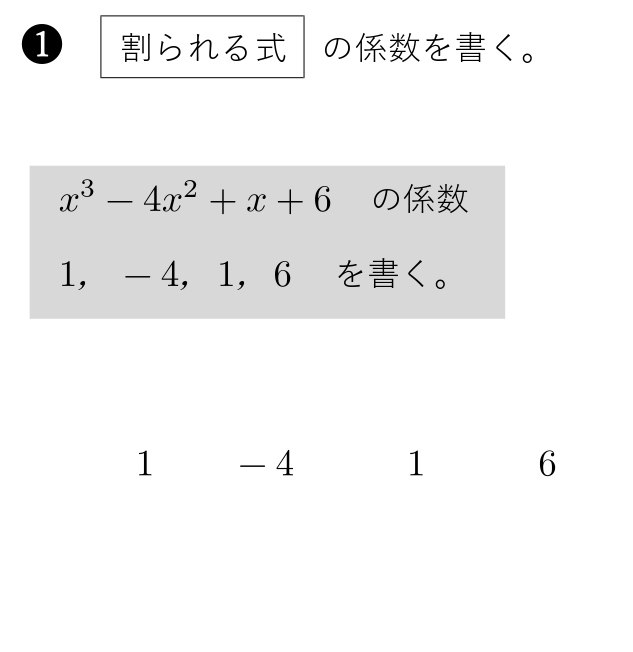 高校数学 組立除法 やり方 詳しい解説 計算方法 公式 問題一覧 学校よりわかりやすいサイト